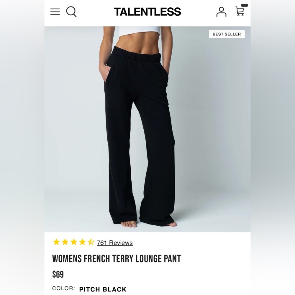 Talentless French Terry lounge pants